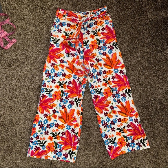 Joie floral Linen/Rayon blend pants size 2 - Picture 8 of 8